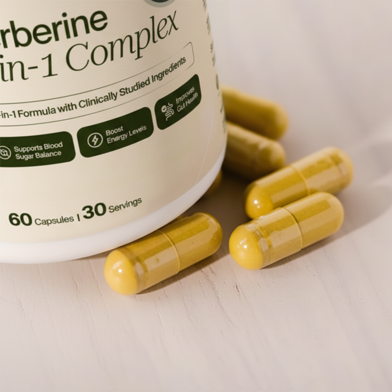 Sanlava | Berberine - Natural 7-in-1 Complex - Blood Sugar Balance & Weight Support